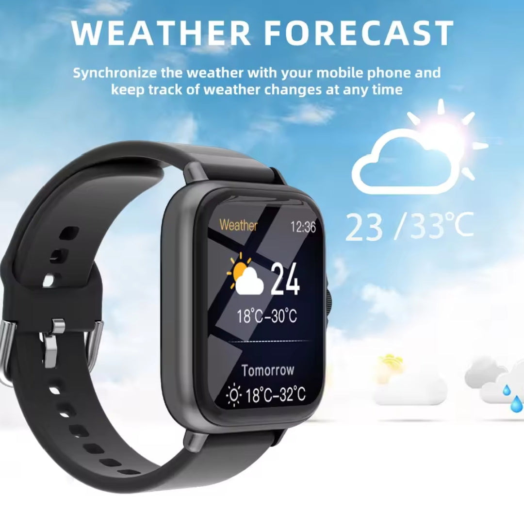 Montre Connectée Fitness – Suivi Santé & Notifications Intelligentes