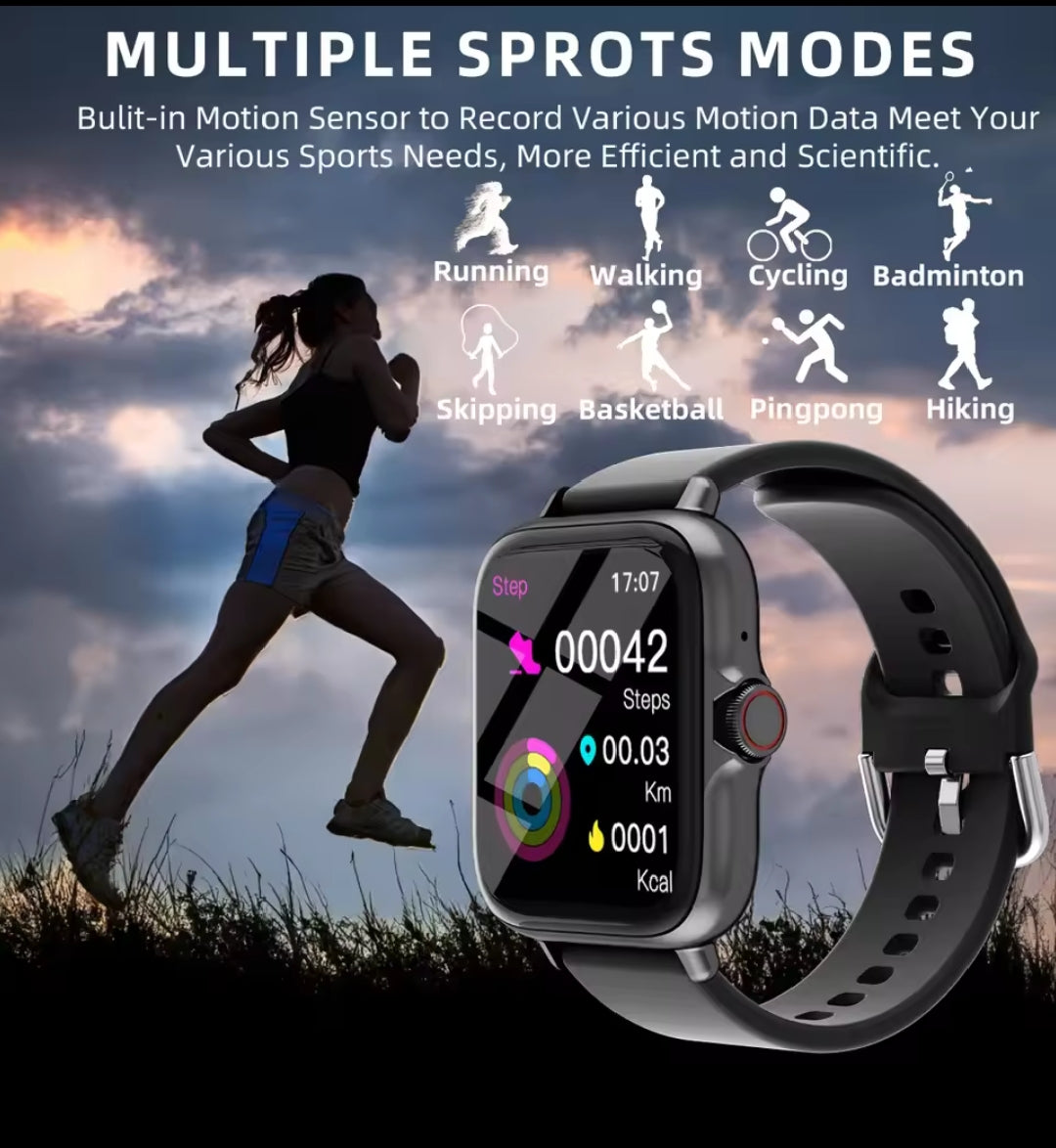 Montre Connectée Fitness – Suivi Santé & Notifications Intelligentes