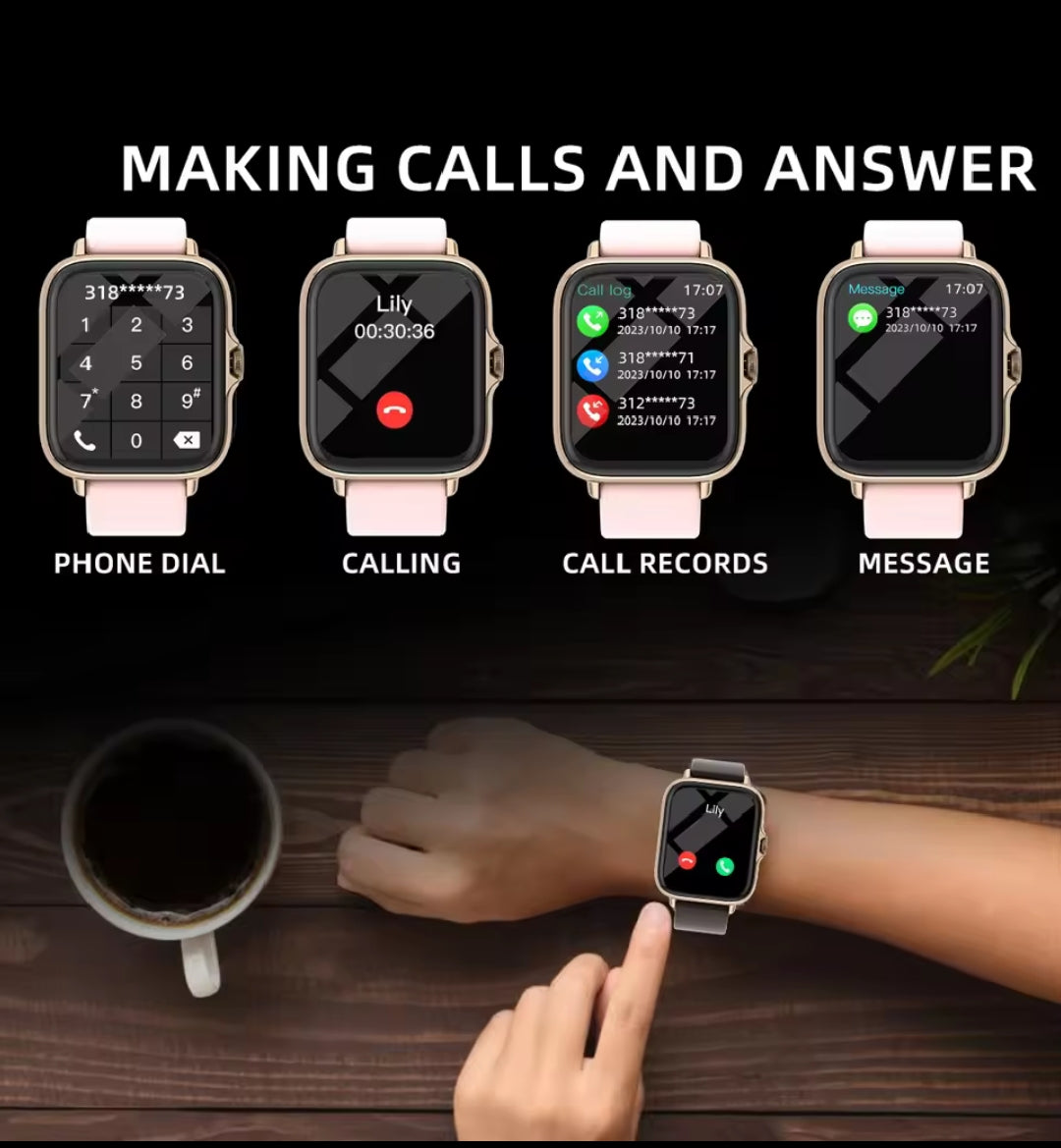 Montre Connectée Fitness – Suivi Santé & Notifications Intelligentes